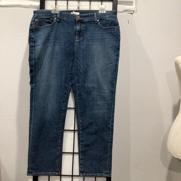 EILEEN FISHER Organic-Cotton Stretch Boyfriend Jeans - Picture 2 of 8